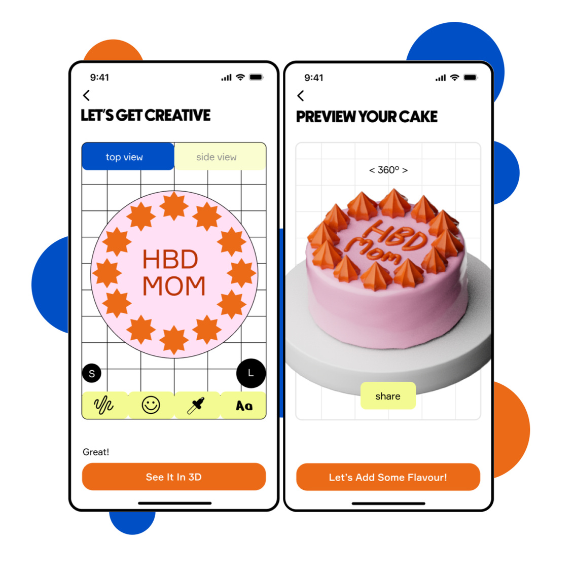 Cake constructor APP