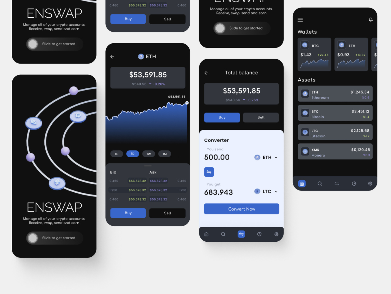 Crypto finance app