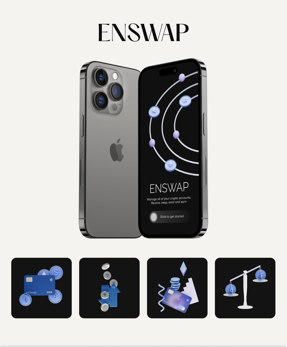 Illustrations for a crypto APP